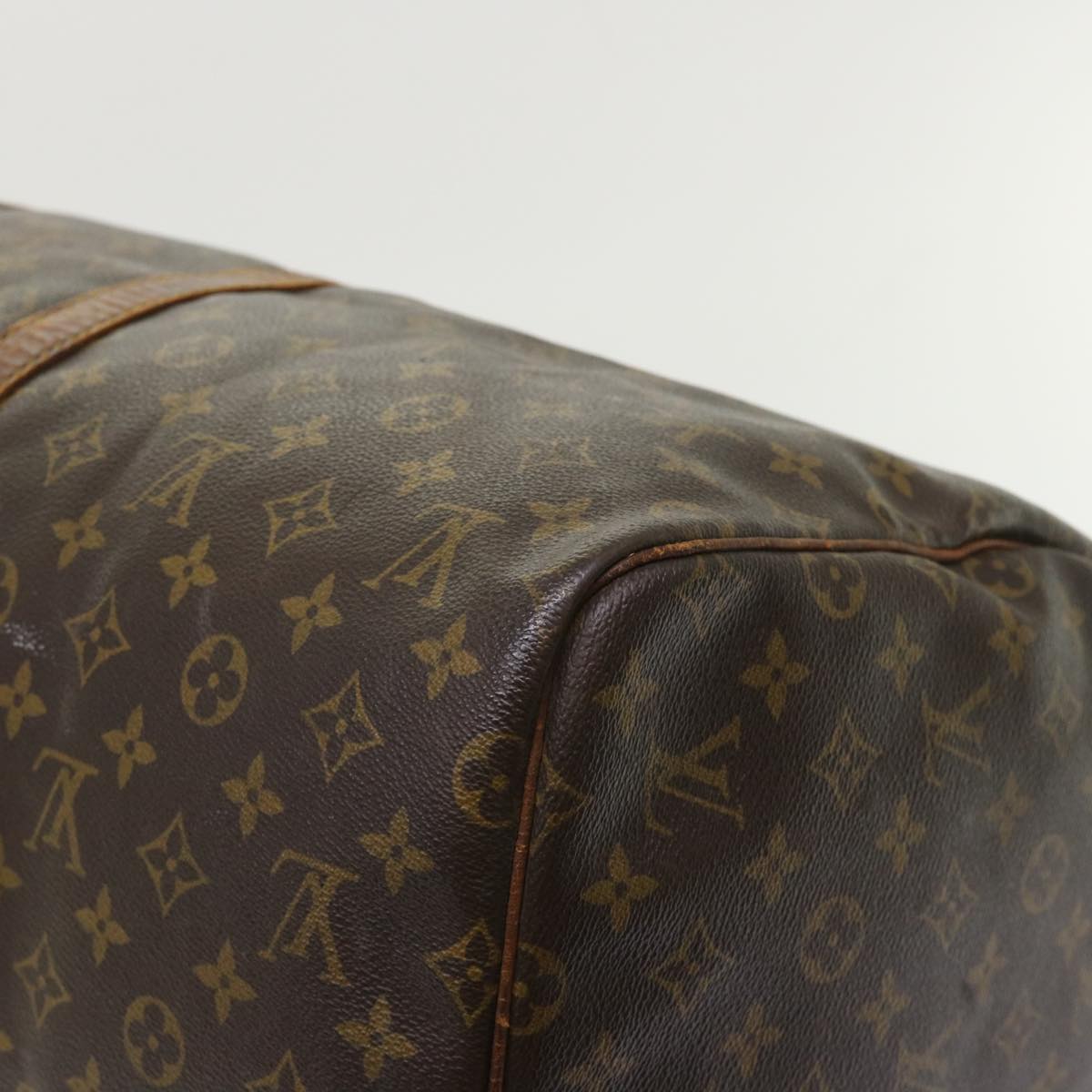 LOUIS VUITTON Monogram Keepall 55 Boston Bag M41424 LV 46597