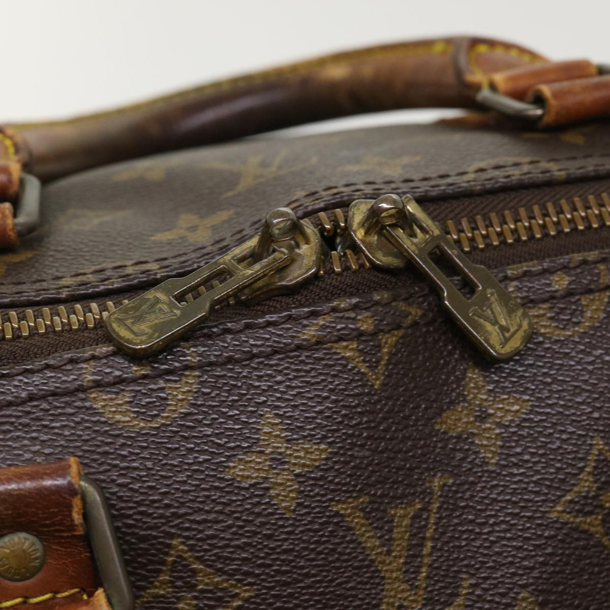 LOUIS VUITTON Monogram Keepall 55 Boston Bag M41424 LV 46597
