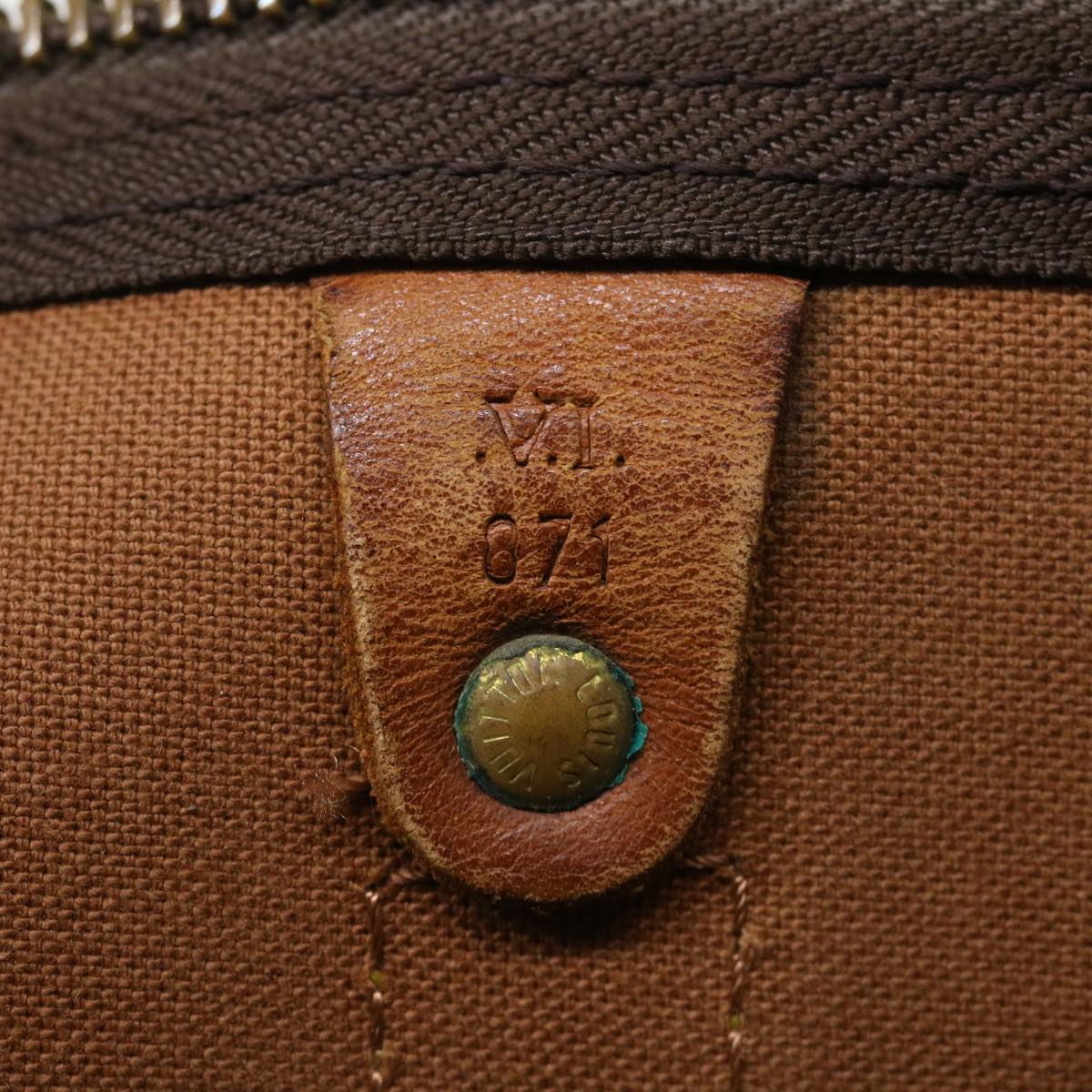 LOUIS VUITTON Monogram Keepall 55 Boston Bag M41424 LV 46597