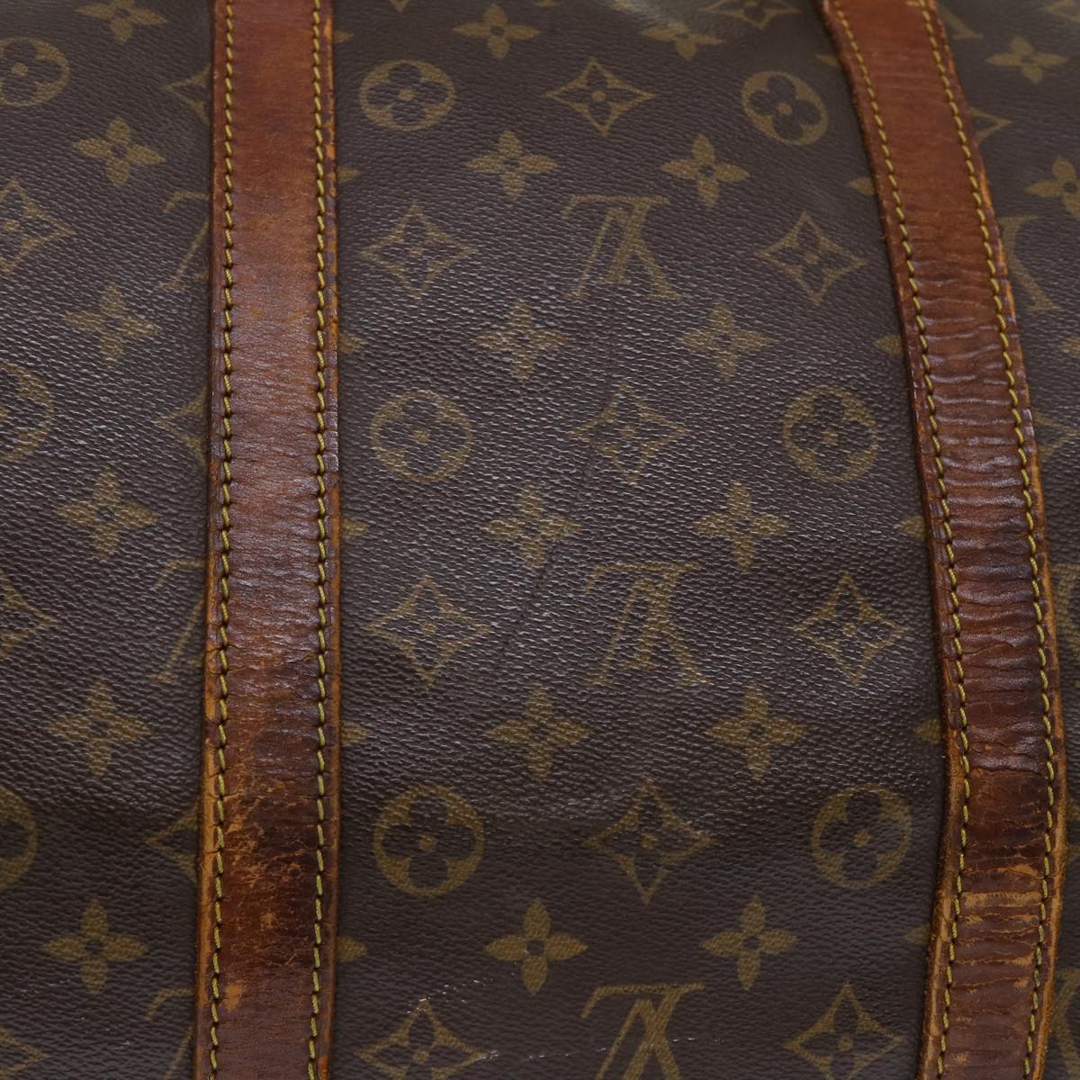 LOUIS VUITTON Monogram Keepall 55 Boston Bag M41424 LV 46597