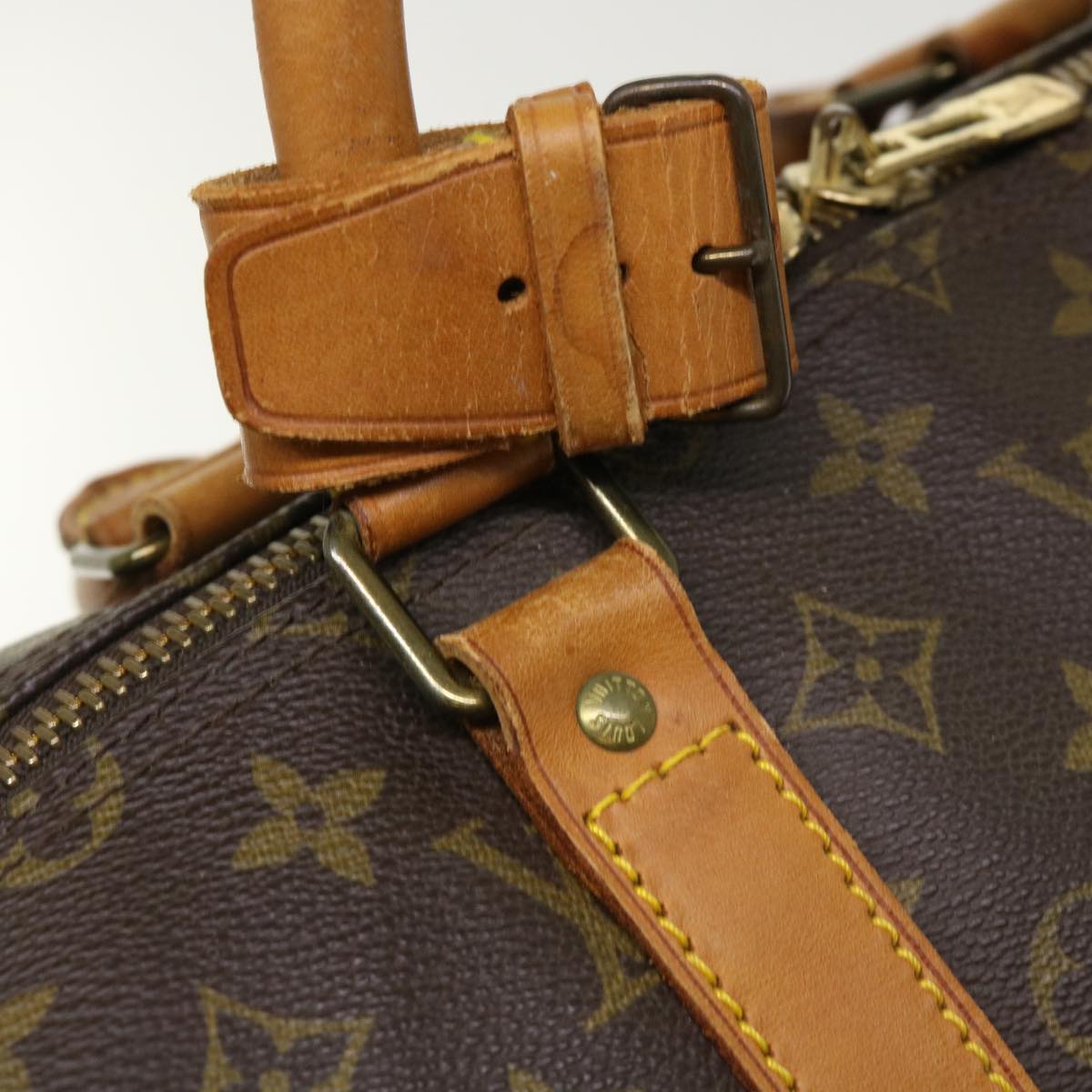 LOUIS VUITTON Monogram Keepall Bandouliere 55 Boston Bag M41414 LV 46601