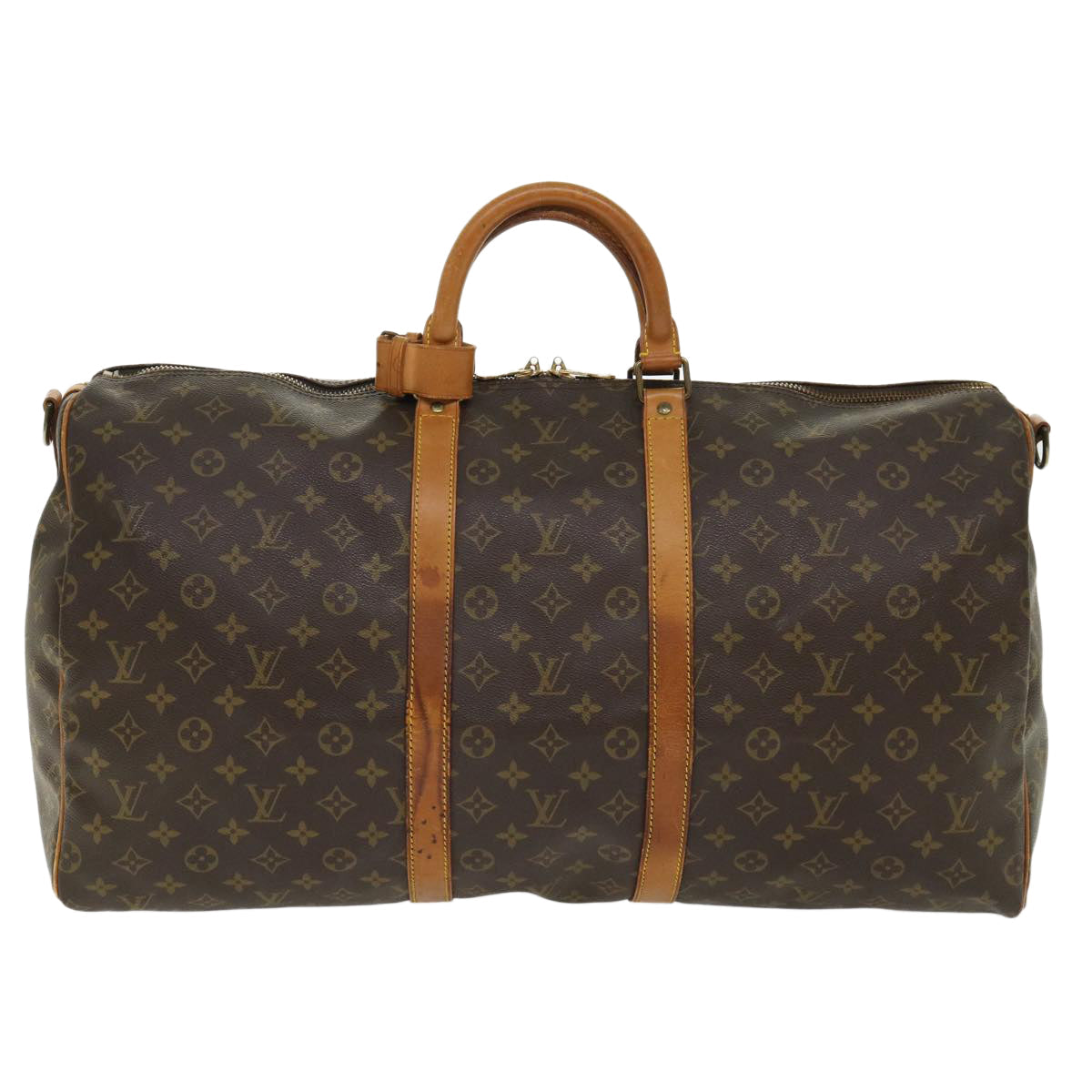 LOUIS VUITTON Monogram Keepall Bandouliere 55 Boston Bag M41414 LV 46601