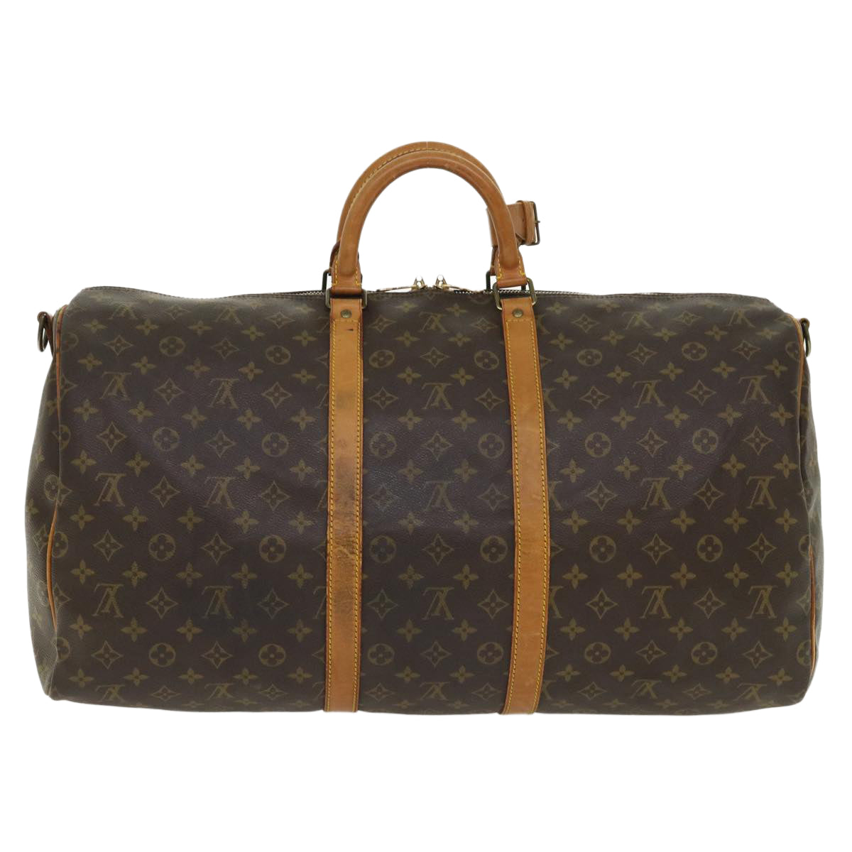 LOUIS VUITTON Monogram Keepall Bandouliere 55 Boston Bag M41414 LV 46601