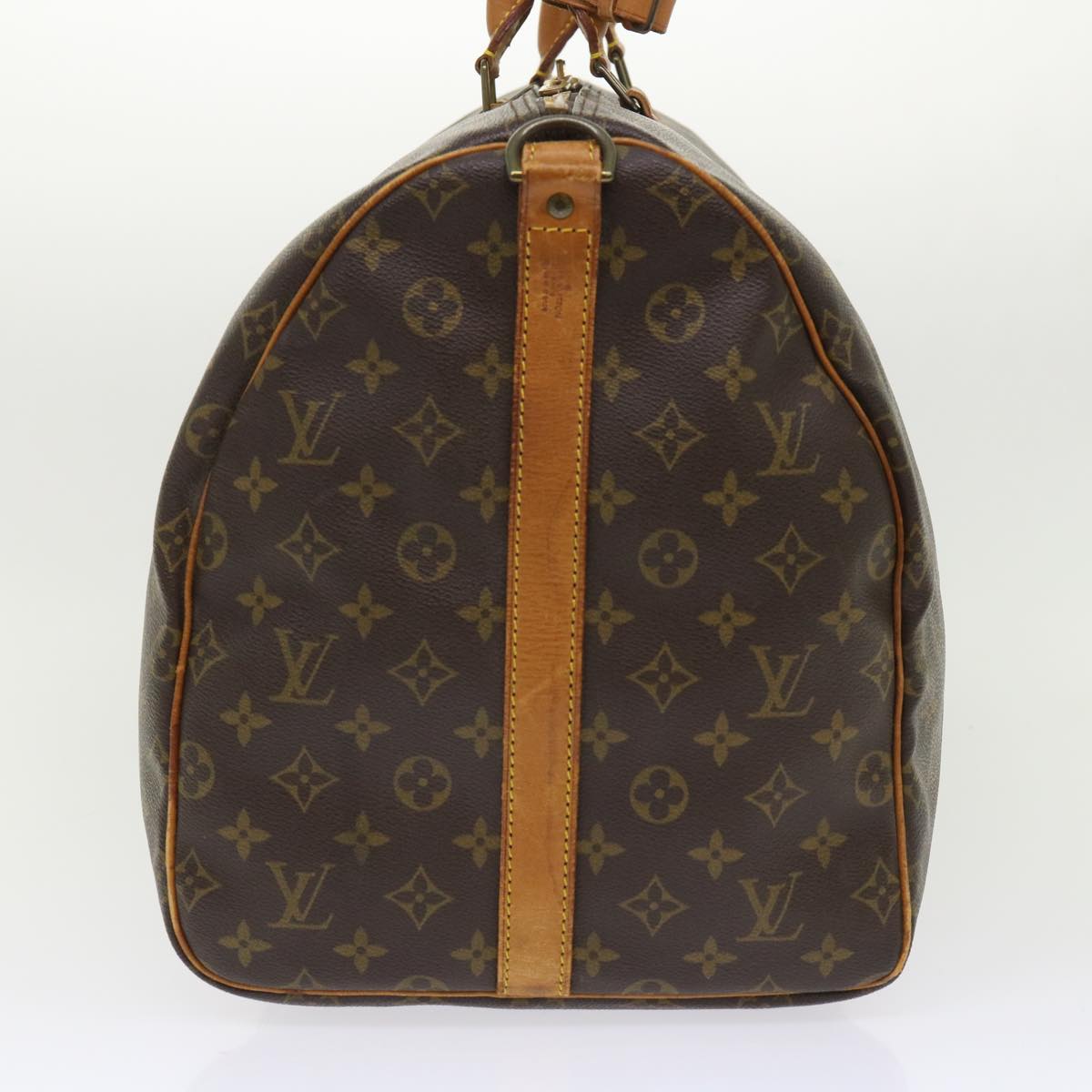 LOUIS VUITTON Monogram Keepall Bandouliere 55 Boston Bag M41414 LV 46601