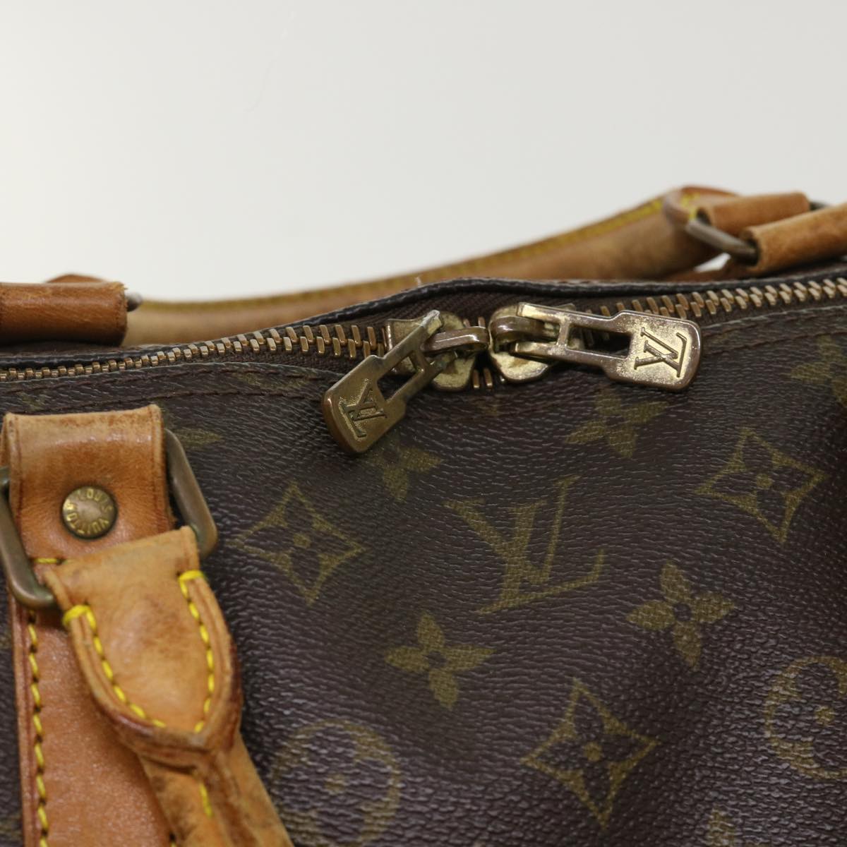LOUIS VUITTON Monogram Keepall Bandouliere 60 Boston Bag M41412 LV 46602