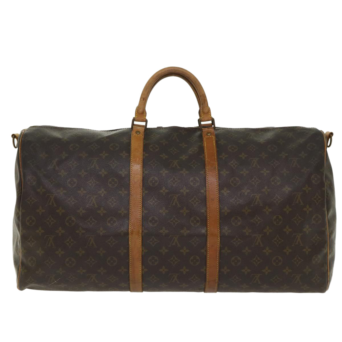 LOUIS VUITTON Monogram Keepall Bandouliere 60 Boston Bag M41412 LV 46602