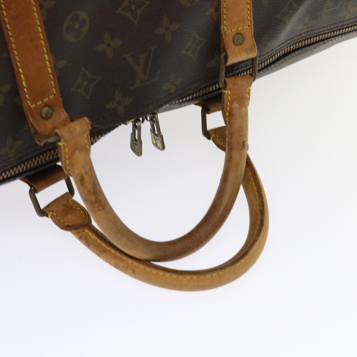 LOUIS VUITTON Monogram Keepall Bandouliere 60 Boston Bag M41412 LV 46602