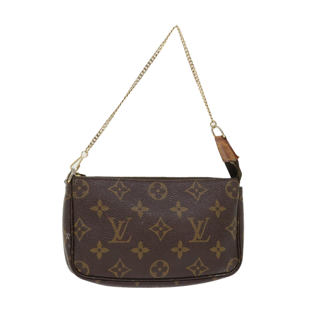 LOUIS VUITTON Monogram Mini Pochette Accessoires Pouch M58009 LV 46609