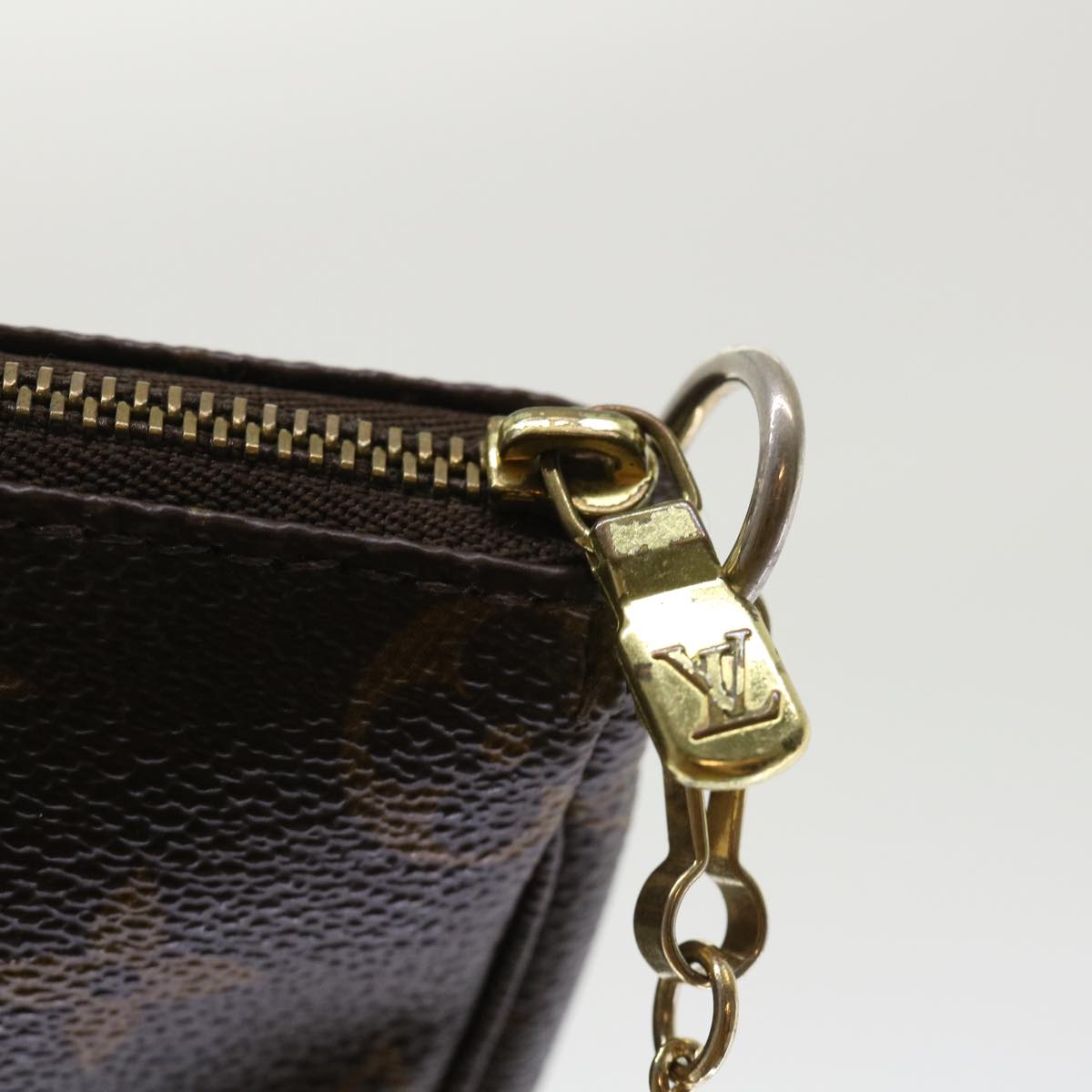 LOUIS VUITTON Monogram Mini Pochette Accessoires Pouch M58009 LV 46609