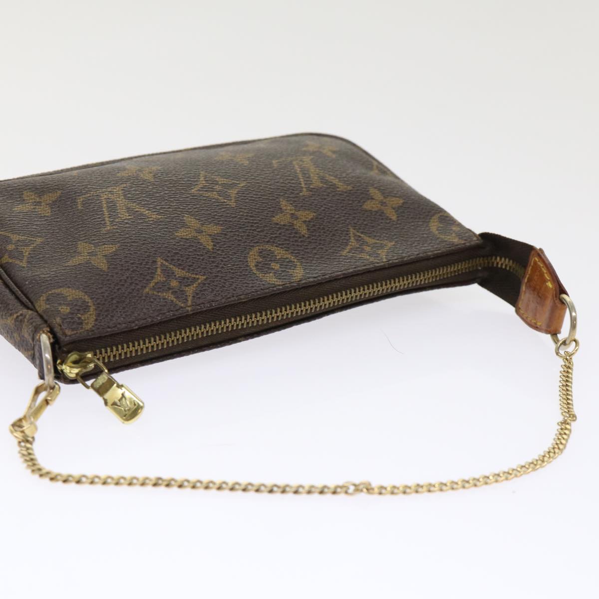 LOUIS VUITTON Monogram Mini Pochette Accessoires Pouch M58009 LV 46609