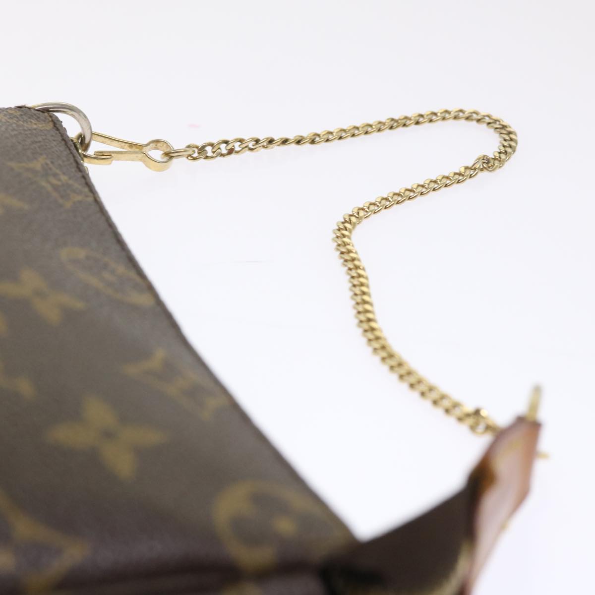 LOUIS VUITTON Monogram Mini Pochette Accessoires Pouch M58009 LV 46609