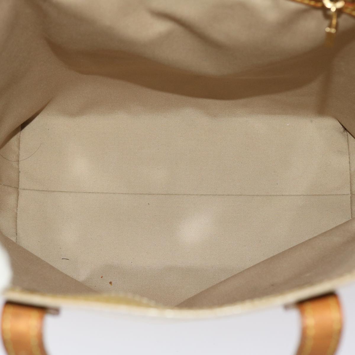 LOUIS VUITTON Monogram Vernis Reade MM Hand Bag Beige M91141 LV 46616