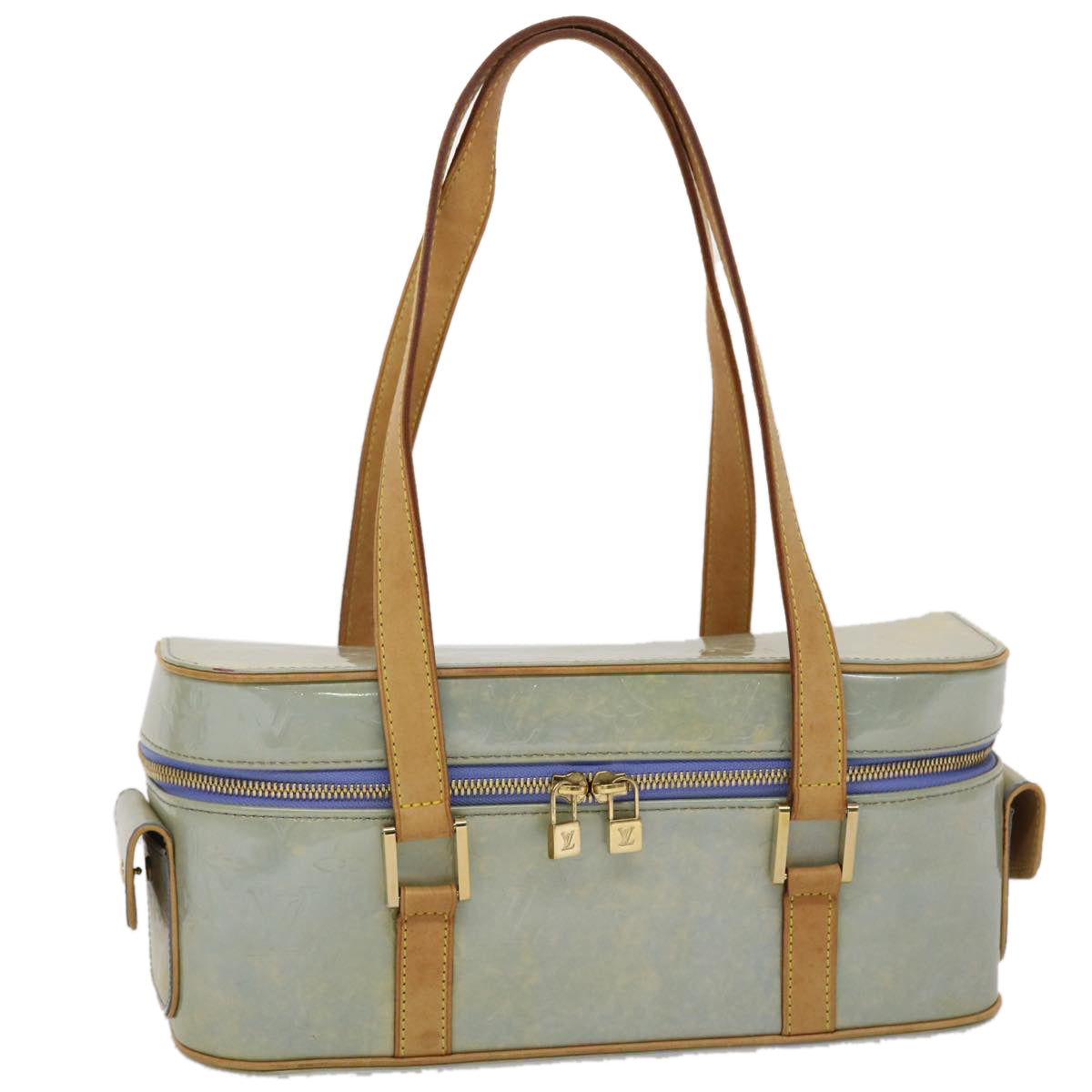 LOUIS VUITTON Vernis Sullivan Horizontal GM Hand Bag Lavande M91266 46618
