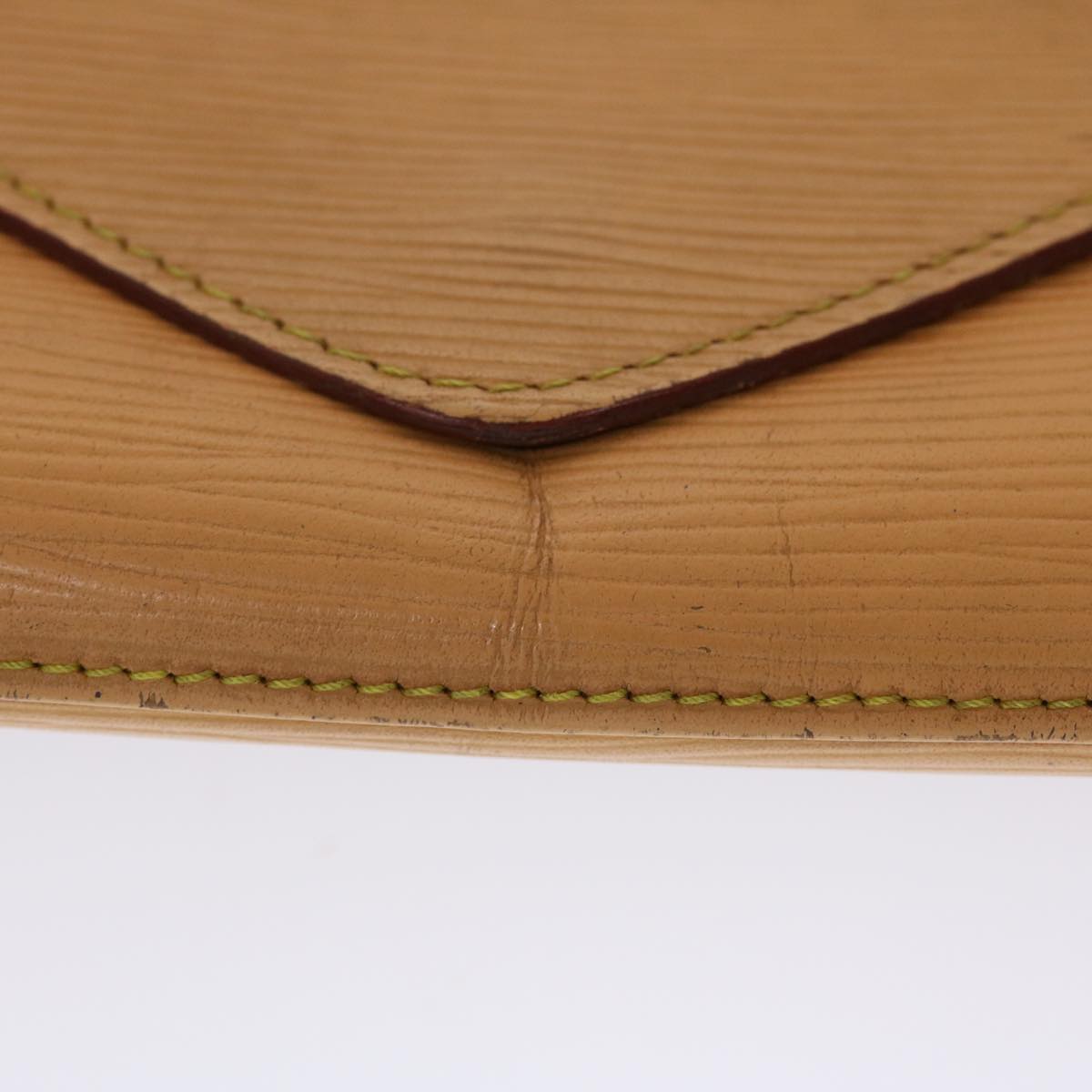 LOUIS VUITTON Epi Art Deco Clutch Bag Zipangu Gold M52639 LV 46629