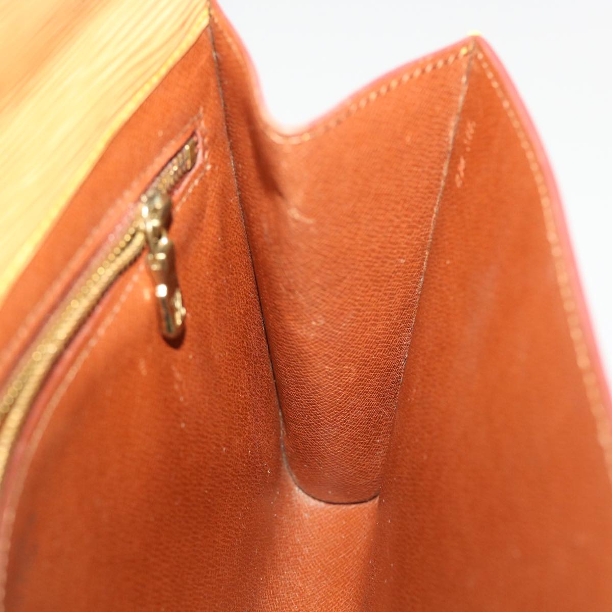 LOUIS VUITTON Epi Art Deco Clutch Bag Zipangu Gold M52639 LV 46629