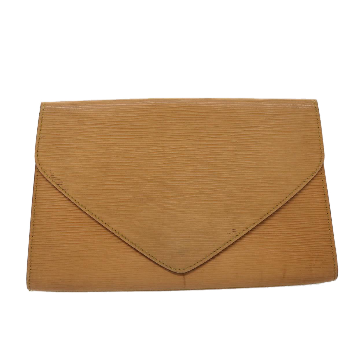 LOUIS VUITTON Epi Art Deco Clutch Bag Zipangu Gold M52639 LV 46629