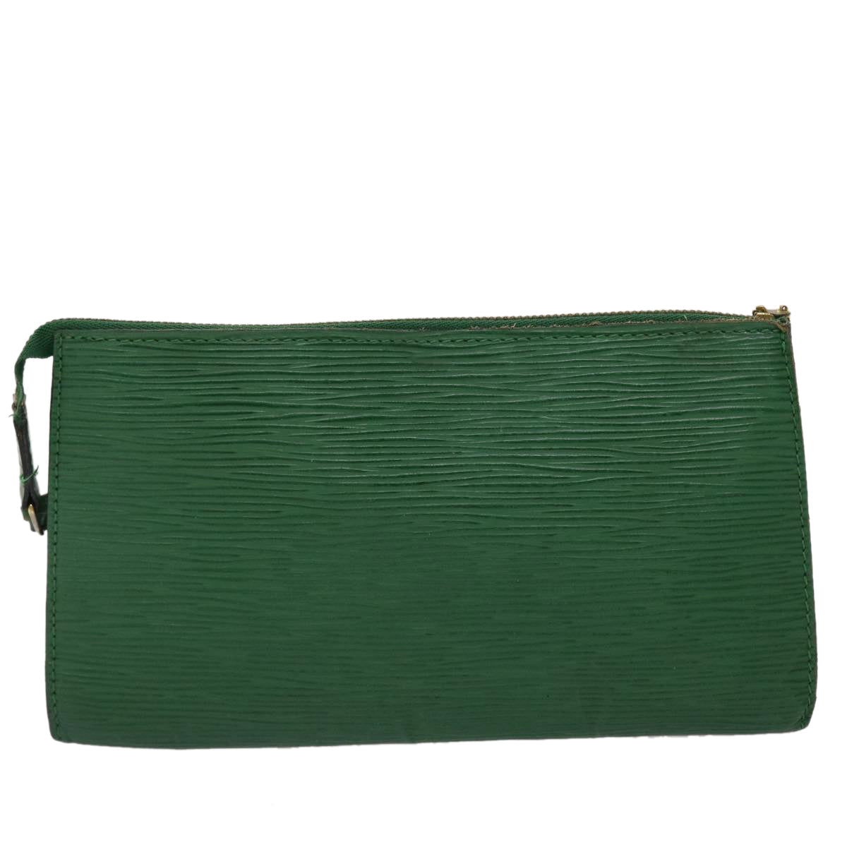 LOUIS VUITTON Epi Pochette Accessoires Pouch Green M52984 LV 46631