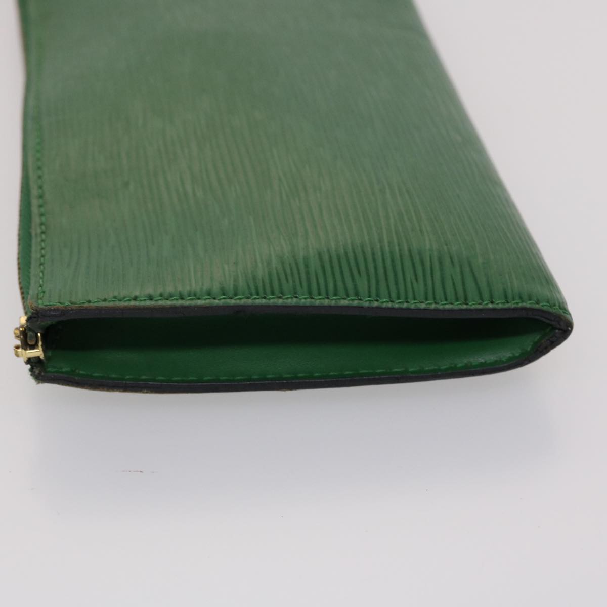 LOUIS VUITTON Epi Pochette Accessoires Pouch Green M52984 LV 46631