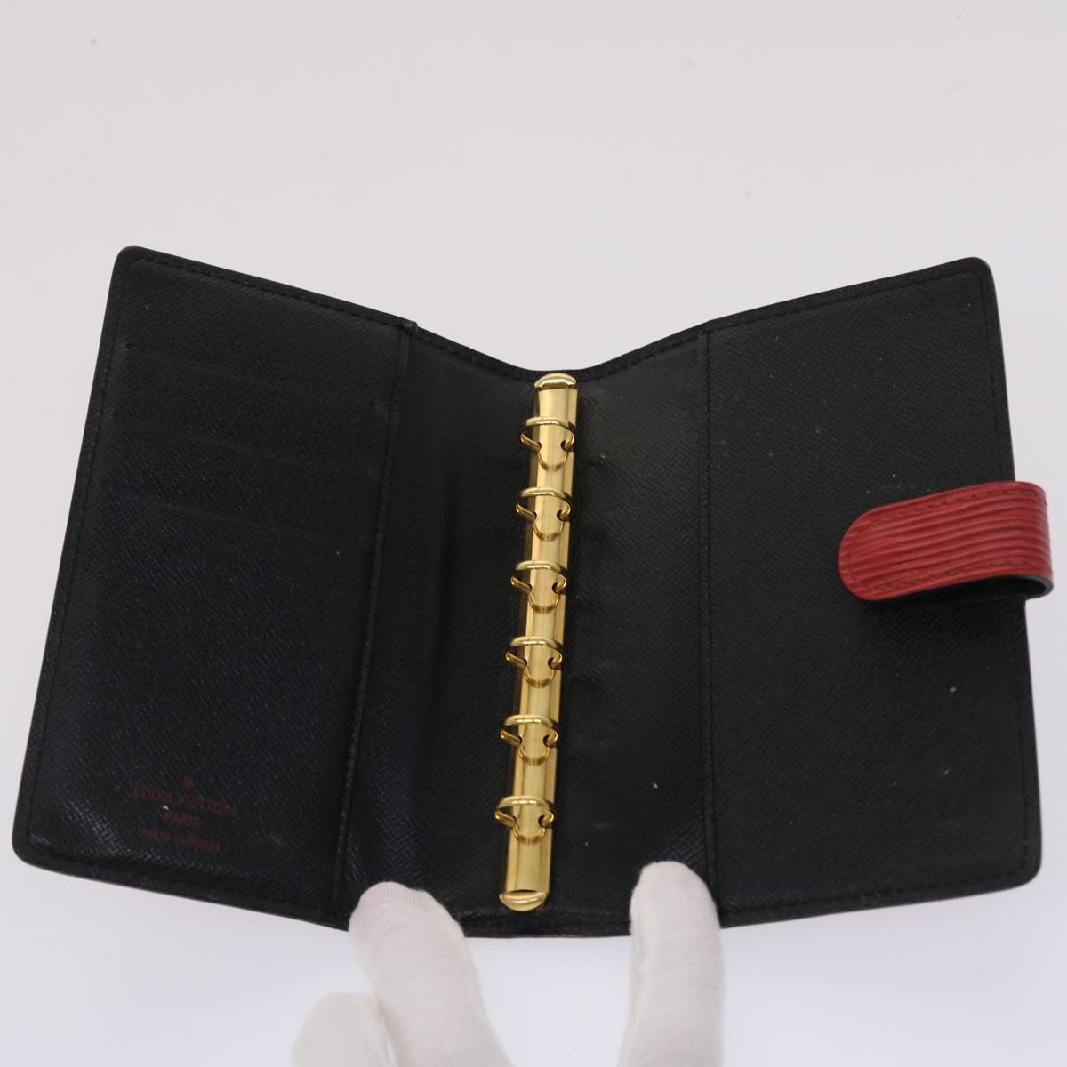 LOUIS VUITTON Epi Agenda PM Day Planner Cover Red R20057 LV 46632