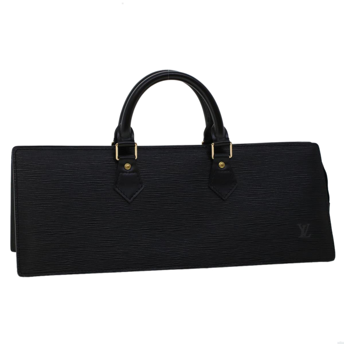 LOUIS VUITTON Epi Sac Triangle Hand Bag Black Noir M52092 LV 46635