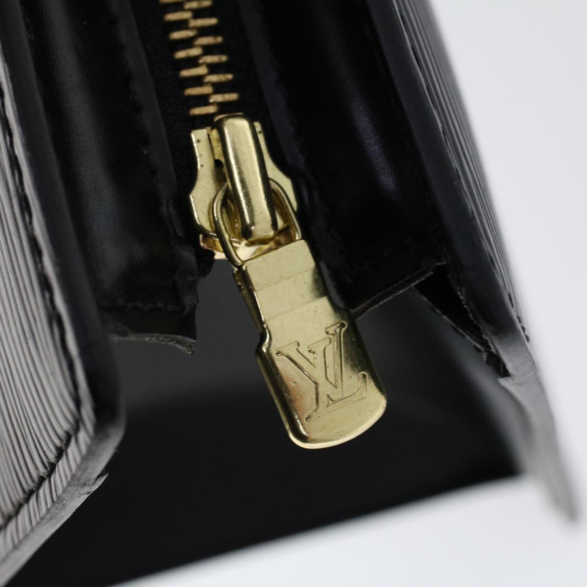 LOUIS VUITTON Epi Sac Triangle Hand Bag Black Noir M52092 LV 46635