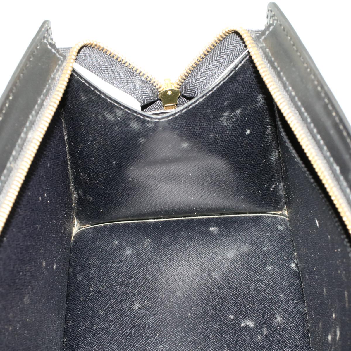 LOUIS VUITTON Epi Sac Triangle Hand Bag Black Noir M52092 LV 46635