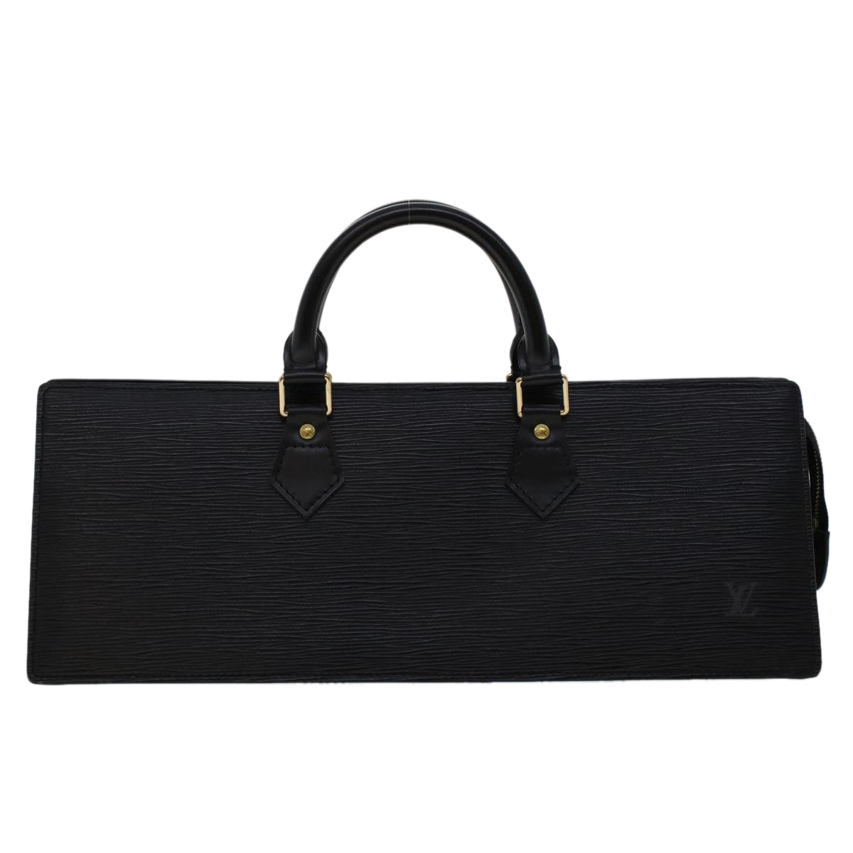 LOUIS VUITTON Epi Sac Triangle Hand Bag Black Noir M52092 LV 46635