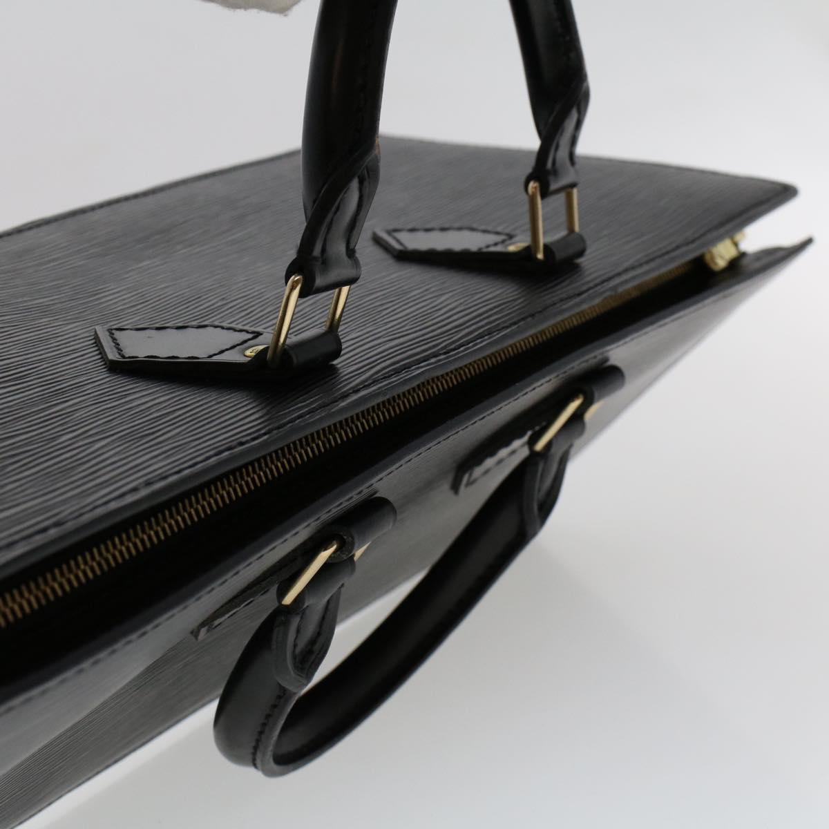 LOUIS VUITTON Epi Sac Triangle Hand Bag Black Noir M52092 LV 46635