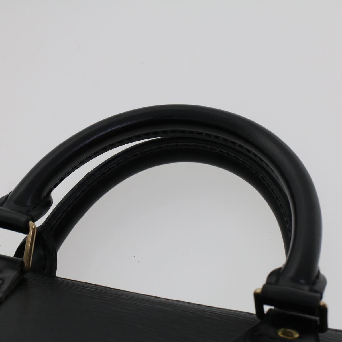 LOUIS VUITTON Epi Sac Triangle Hand Bag Black Noir M52092 LV 46635