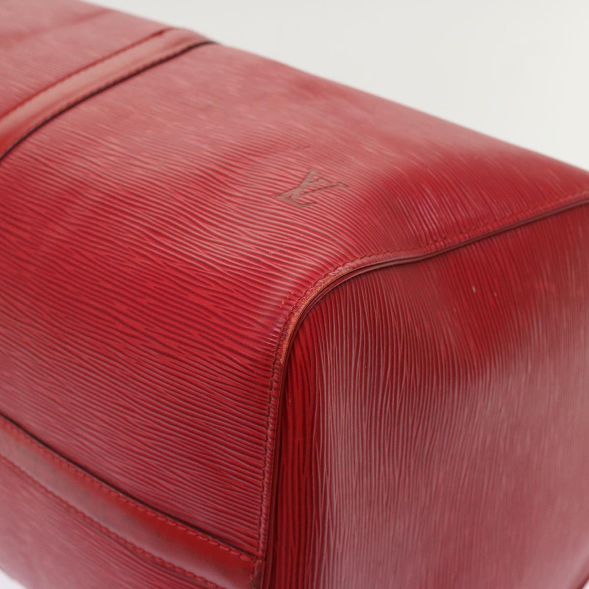LOUIS VUITTON Epi Keepall 50 Boston Bag Red M42967 LV 46638