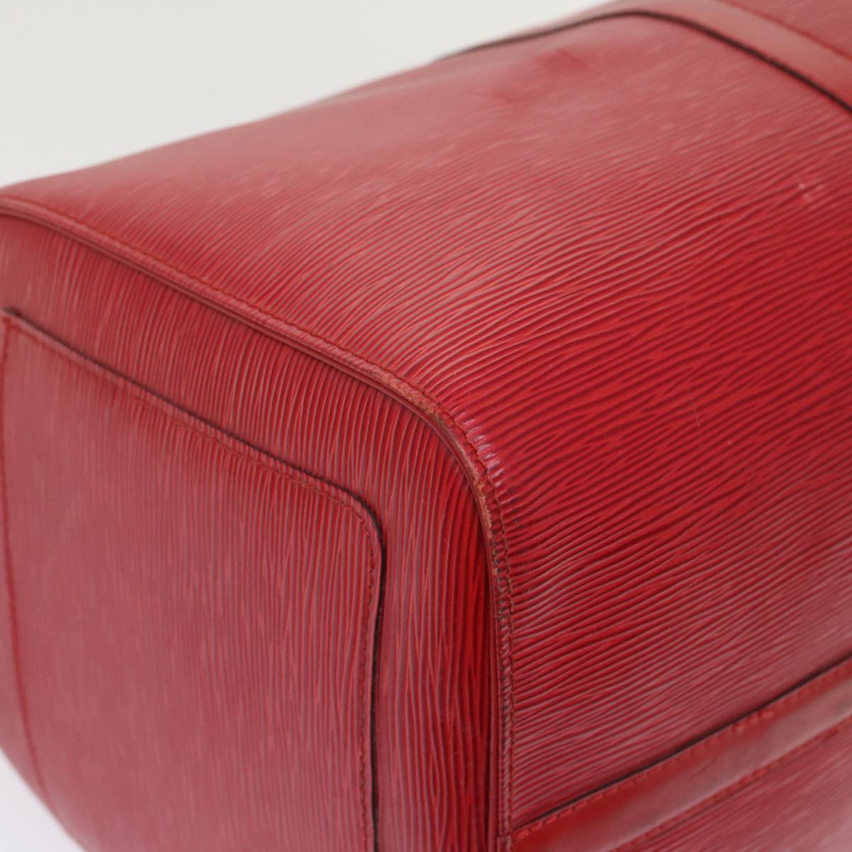 LOUIS VUITTON Epi Keepall 50 Boston Bag Red M42967 LV 46638