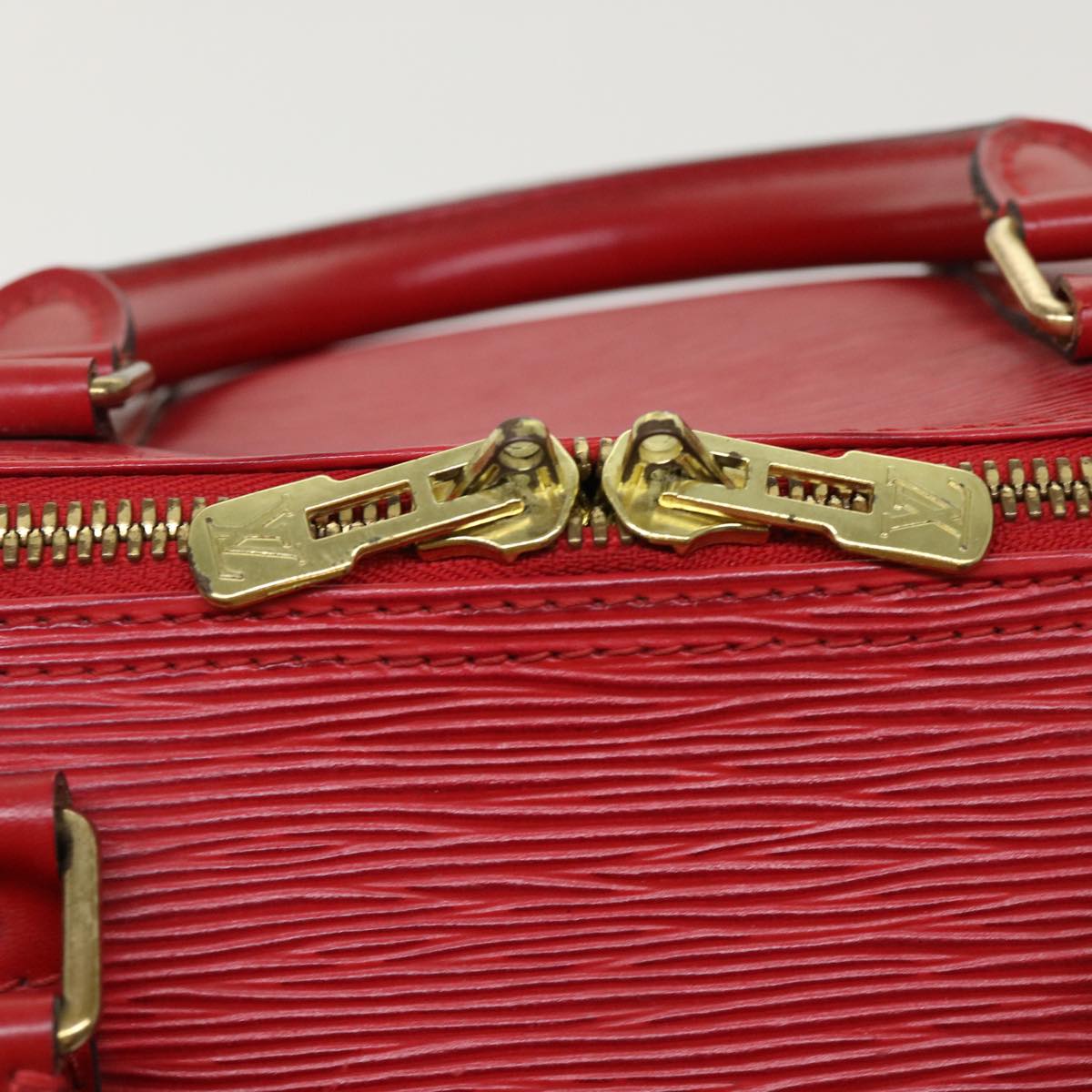 LOUIS VUITTON Epi Keepall 50 Boston Bag Red M42967 LV 46638