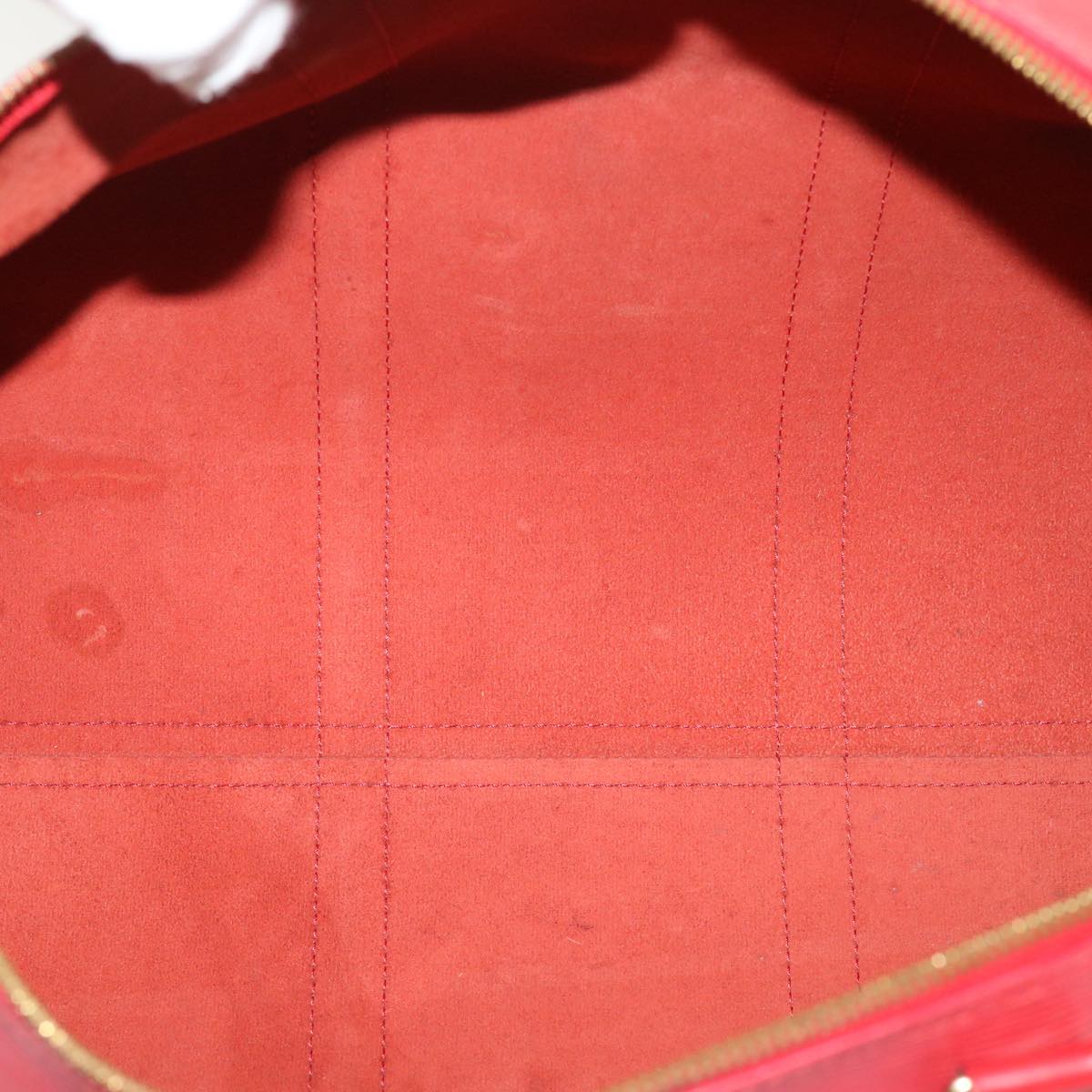 LOUIS VUITTON Epi Keepall 50 Boston Bag Red M42967 LV 46638