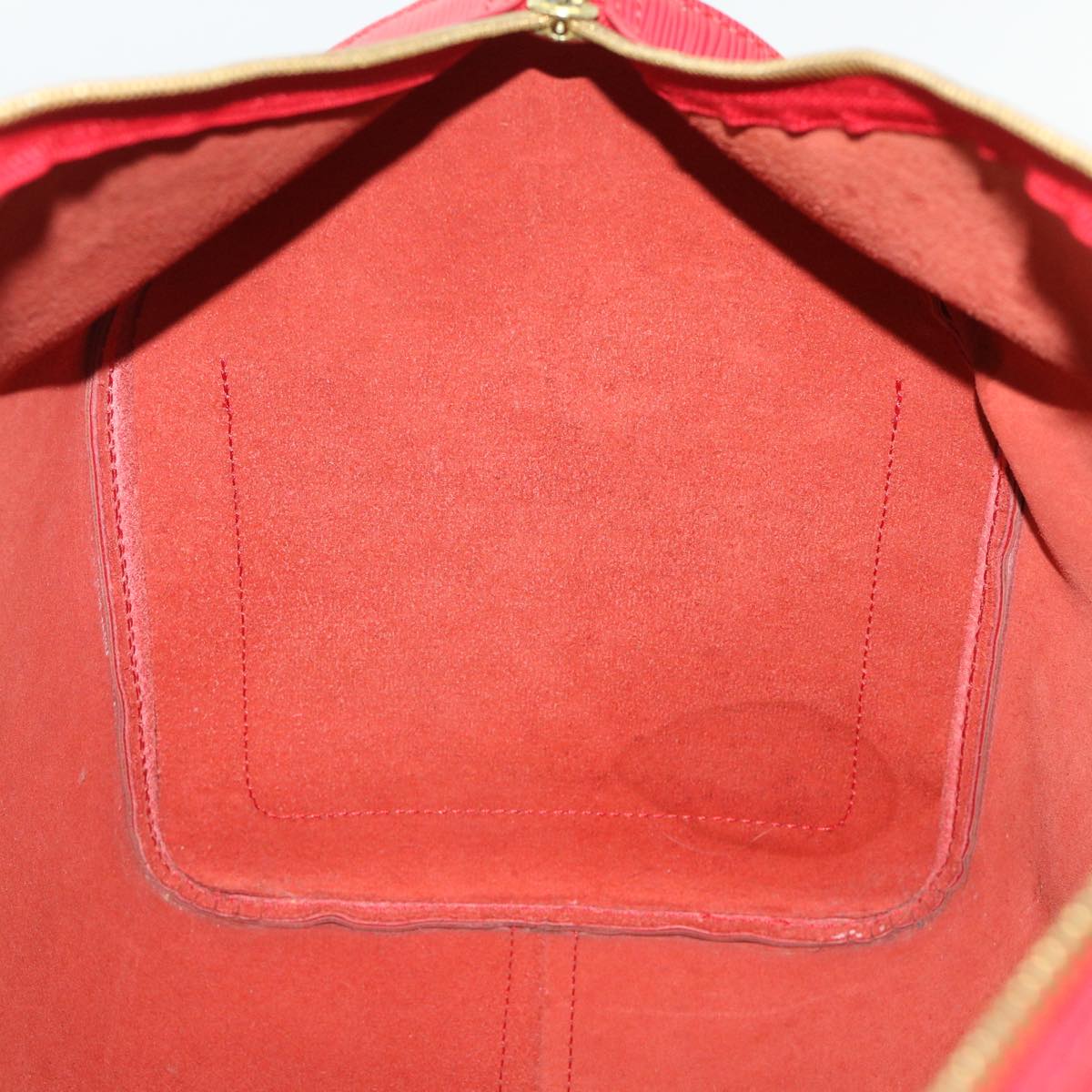 LOUIS VUITTON Epi Keepall 50 Boston Bag Red M42967 LV 46638