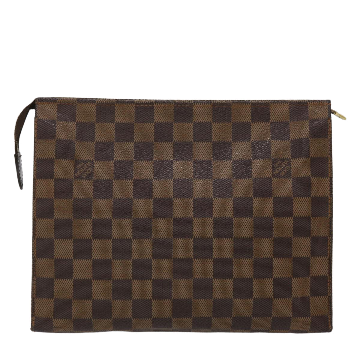 LOUIS VUITTON Damier Ebene Poche Toilette 26 Pouch N47543 LV 46642