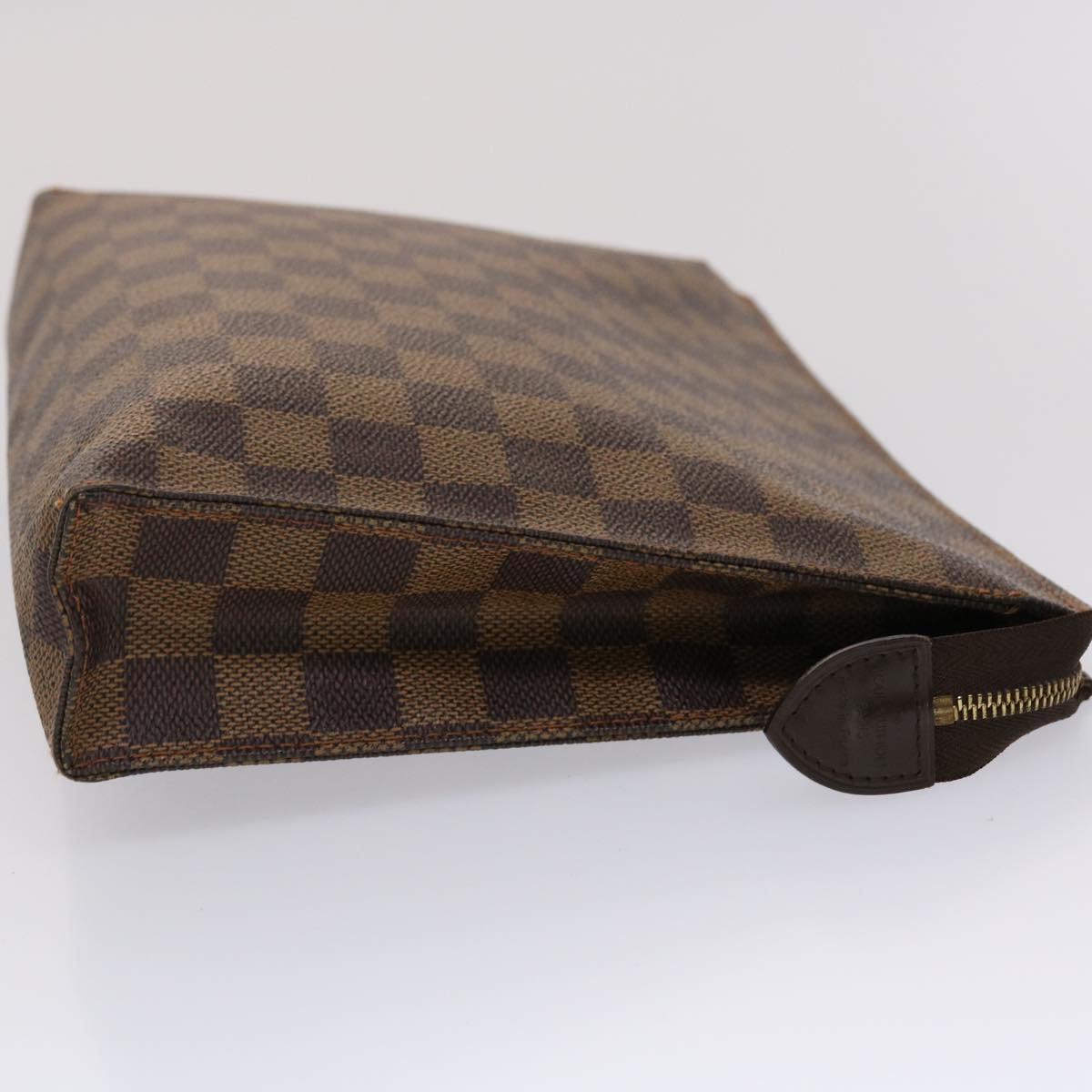 LOUIS VUITTON Damier Ebene Poche Toilette 26 Pouch N47543 LV 46642