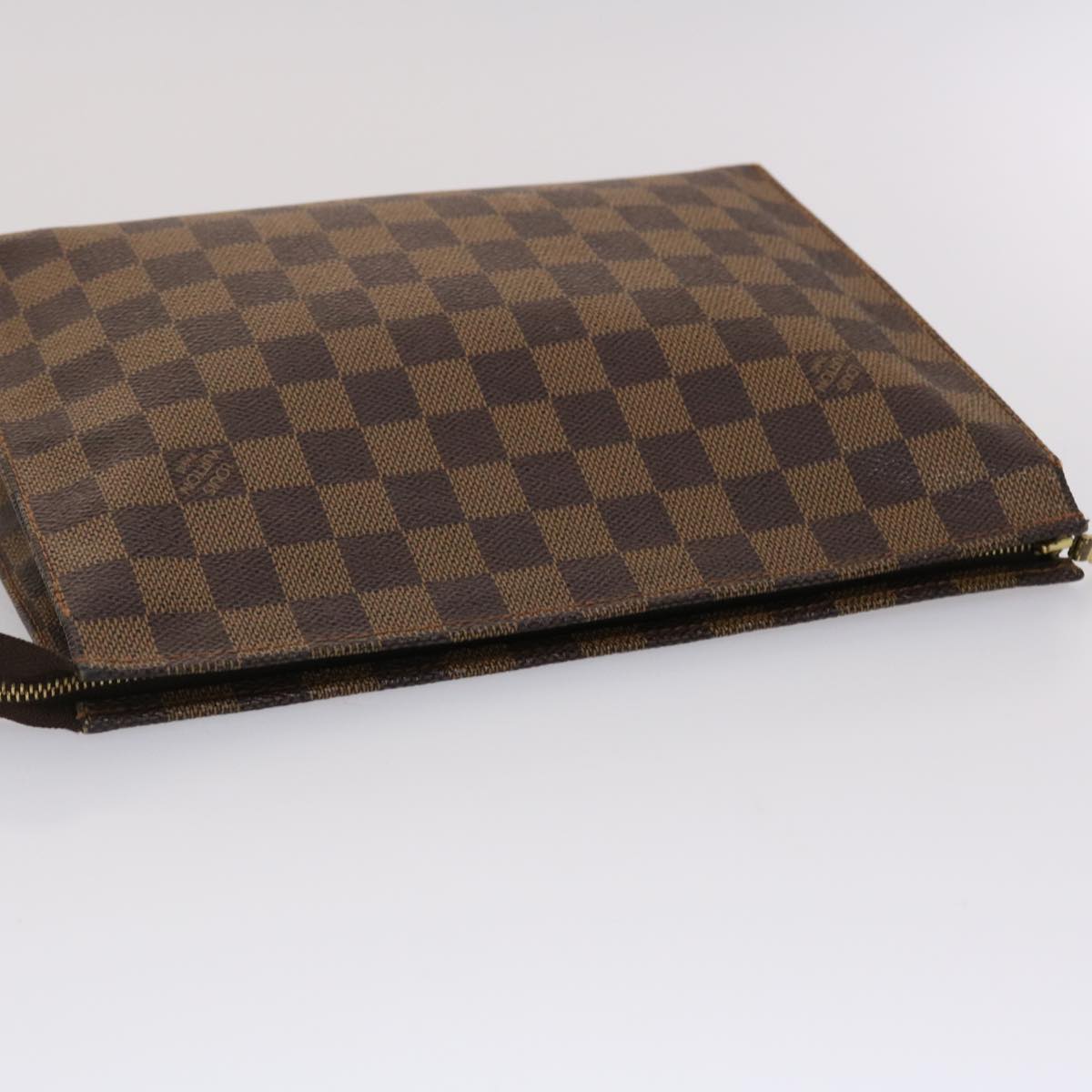 LOUIS VUITTON Damier Ebene Poche Toilette 26 Pouch N47543 LV 46642