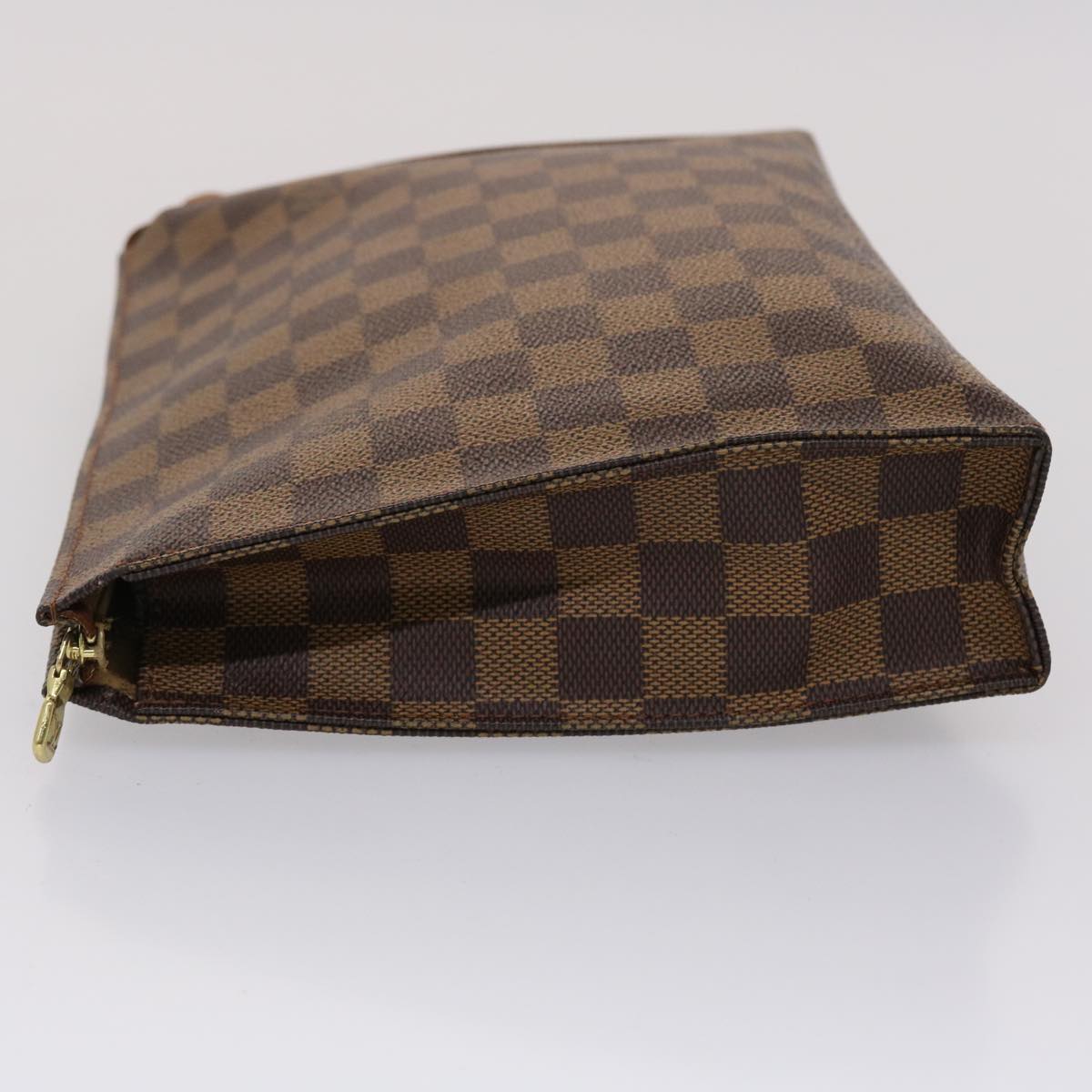 LOUIS VUITTON Damier Ebene Poche Toilette 26 Pouch 100th Model N47543 46643