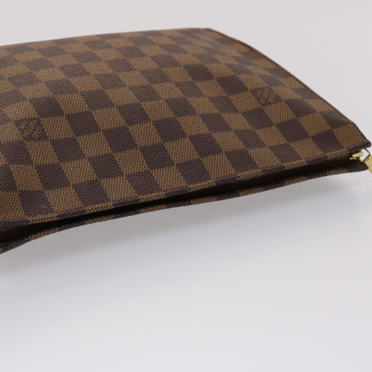 LOUIS VUITTON Damier Ebene Poche Toilette 26 Pouch 100th Model N47543 46643