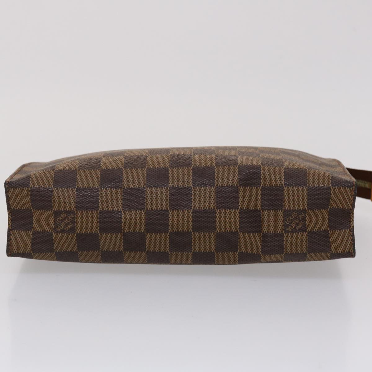 LOUIS VUITTON Damier Ebene Poche Toilette 26 Pouch 100th Model N47543 46643