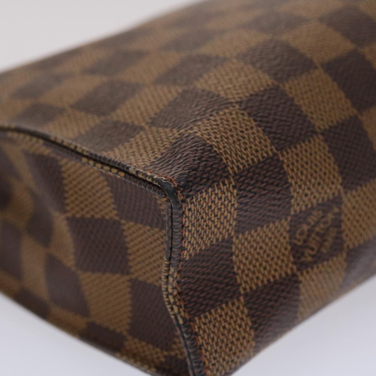 LOUIS VUITTON Damier Ebene Poche Toilette 26 Pouch 100th Model N47543 46643