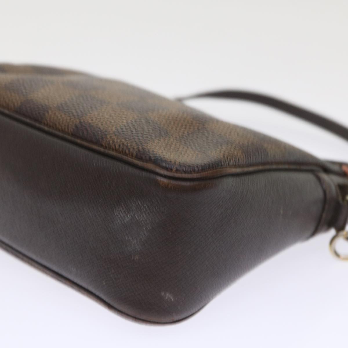 LOUIS VUITTON Damier Ebene Trousse Make Up Pouch N51982 LV 46645