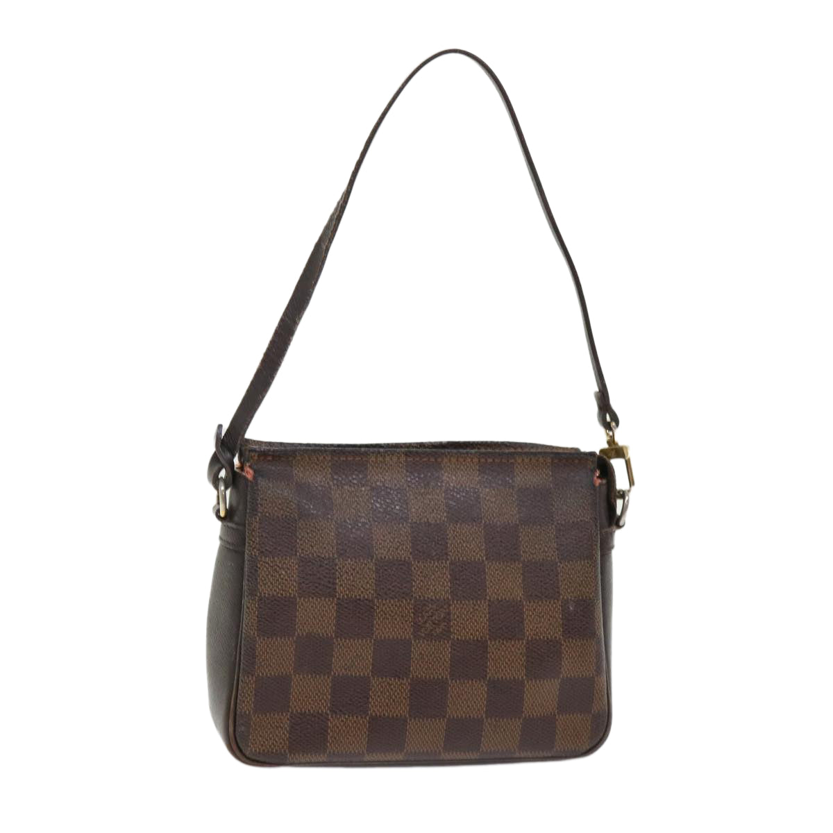 LOUIS VUITTON Damier Ebene Trousse Make Up Pouch N51982 LV 46645