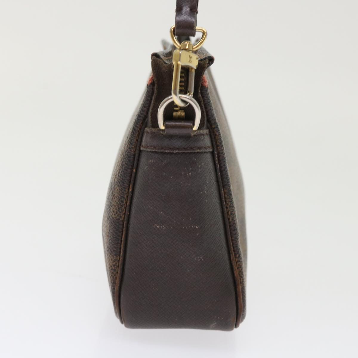 LOUIS VUITTON Damier Ebene Trousse Make Up Pouch N51982 LV 46645