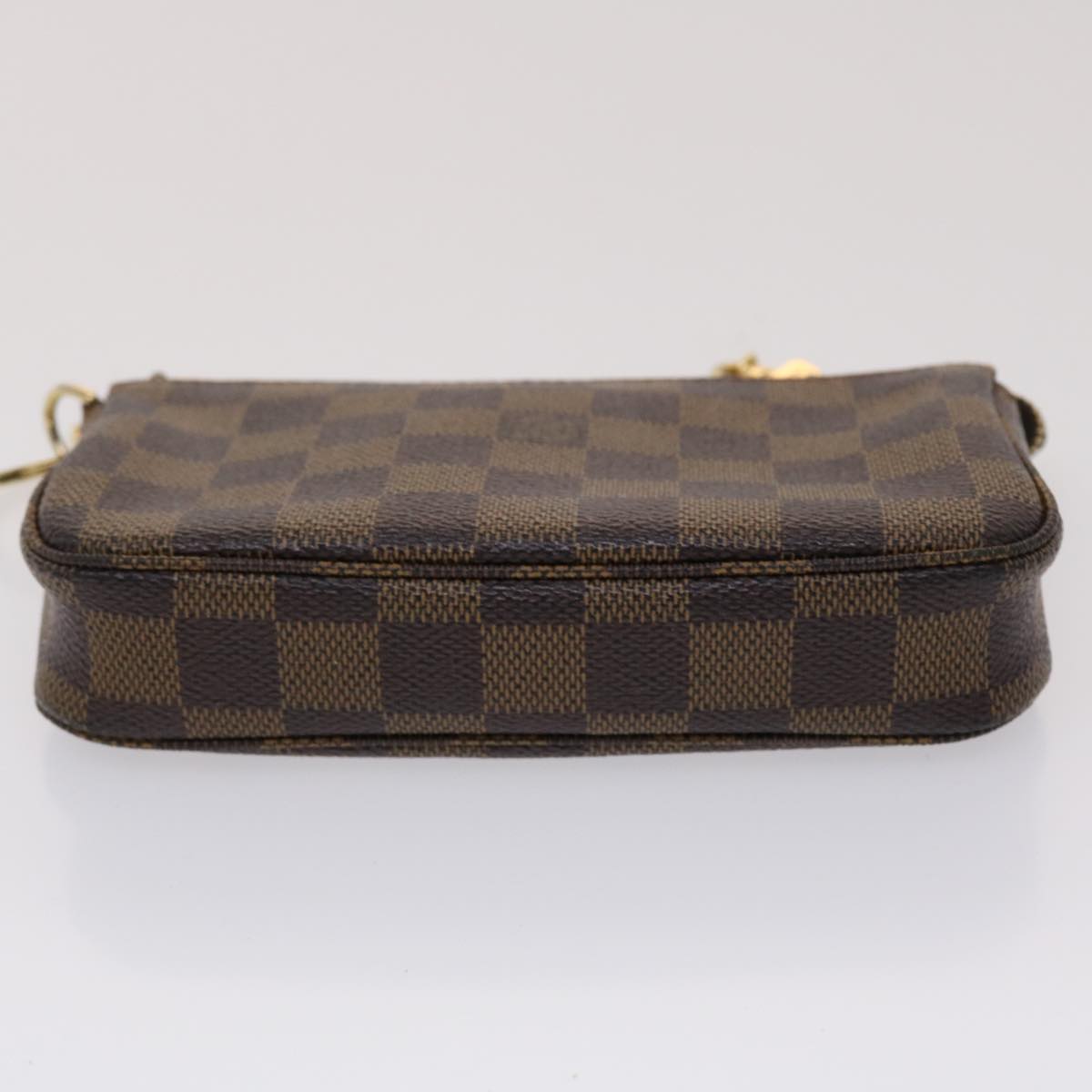 LOUIS VUITTON Damier Ebene Mini Pochette Accessoires Pouch N58009 LV 46648