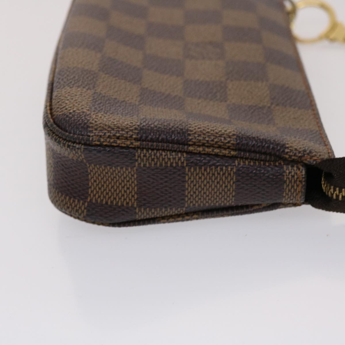 LOUIS VUITTON Damier Ebene Mini Pochette Accessoires Pouch N58009 LV 46648