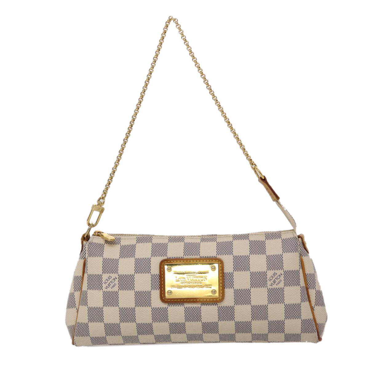 LOUIS VUITTON Damier Azur Eva Shoulder Bag 2way N55214 LV 46651