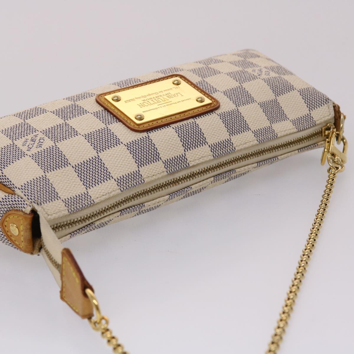 LOUIS VUITTON Damier Azur Eva Shoulder Bag 2way N55214 LV 46651