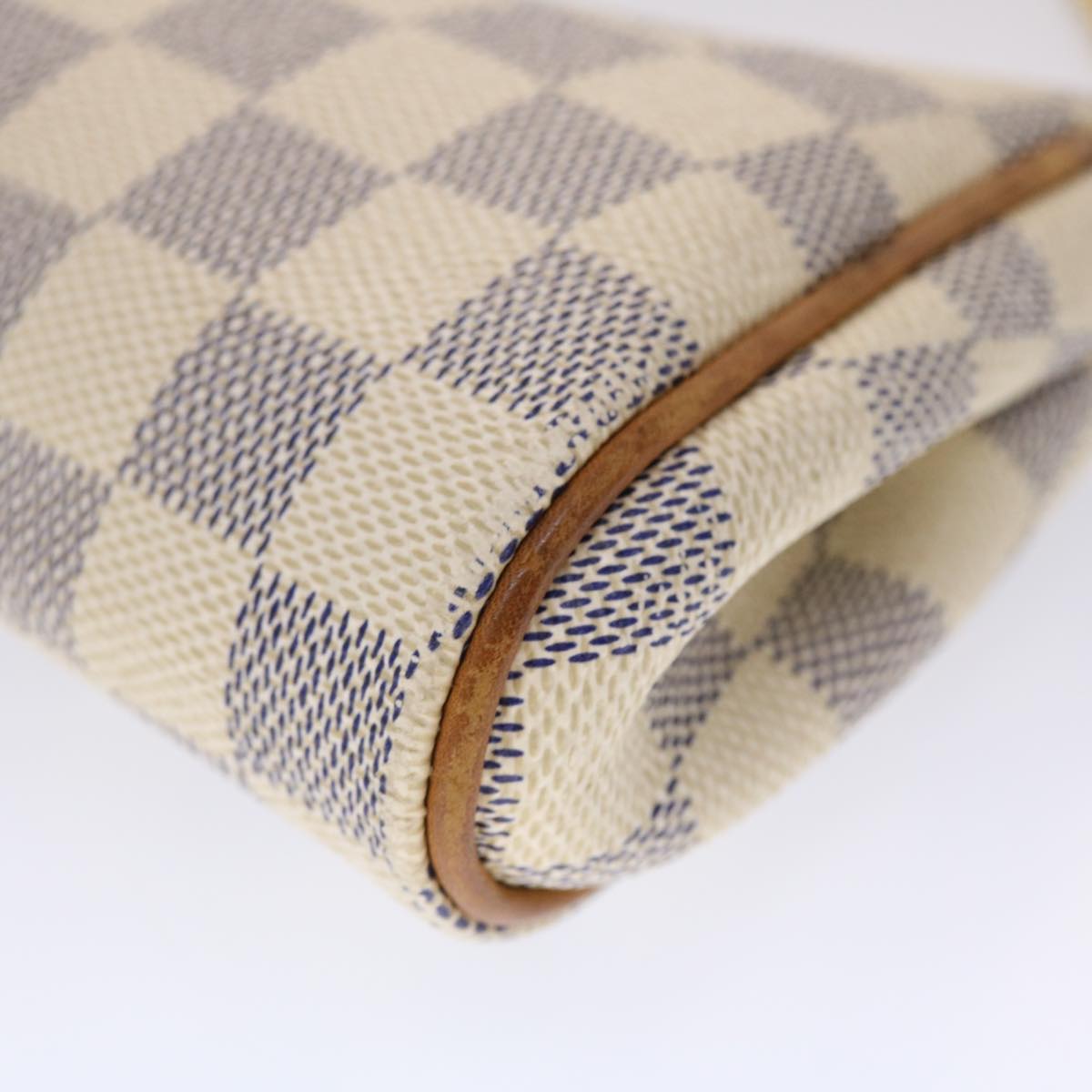 LOUIS VUITTON Damier Azur Eva Shoulder Bag 2way N55214 LV 46652