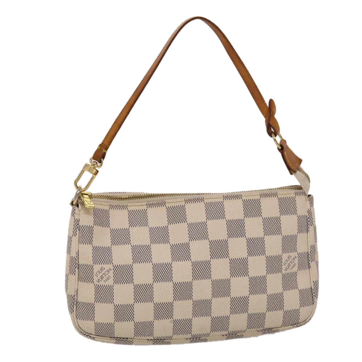 LOUIS VUITTON Damier Azur Pochette Accessoires Pouch N51986 LV 46653